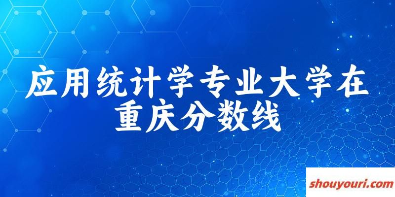 2024应用统计学专业重庆录取分数线多少分 附专业就业方向 (2025参考)